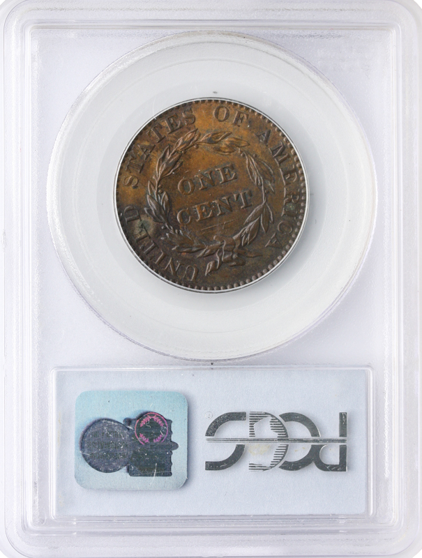 1821 Coronet Head Large Cent PCGS AU58