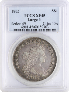 1803 Draped Bust $1 PCGS XF45