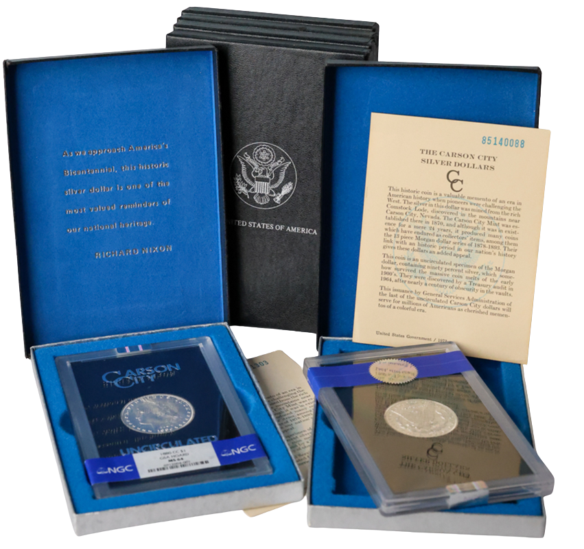 1880-1885 CC GSA Morgan Dollar 6-Piece Set NGC MS64