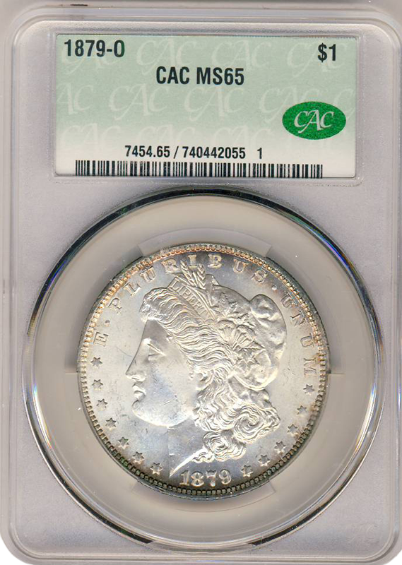1879-O Morgan $1 CACG MS65