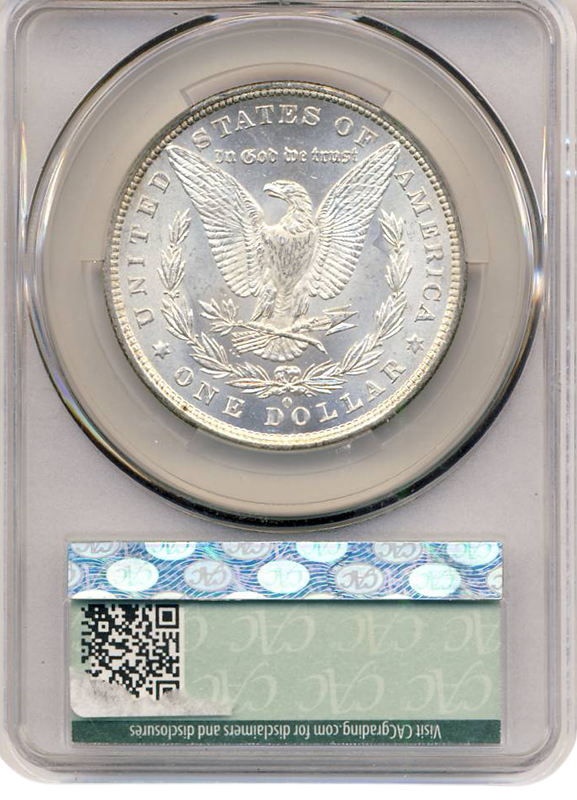 1879-O Morgan $1 CACG MS65