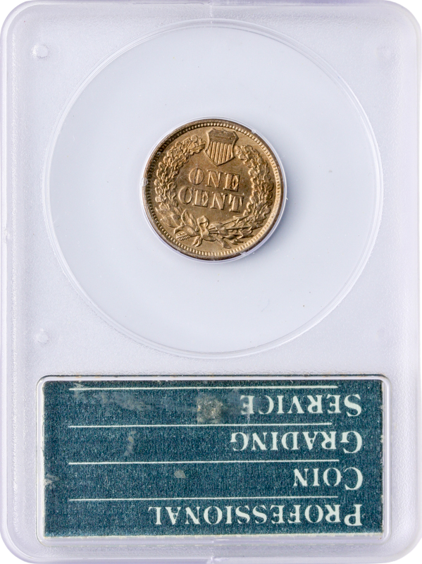 1862 Indian Cent PCGS MS65