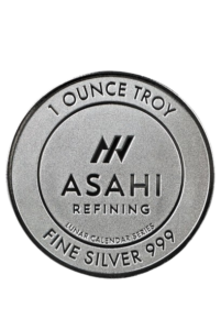 1 oz Silver Asahi Round Lunar Snake