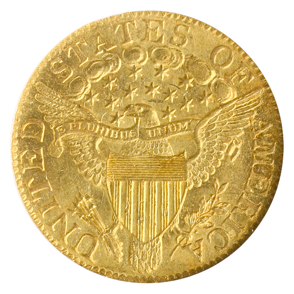 1804 $5 Draped Bust Small 8 Over Large 8 NGC MS62