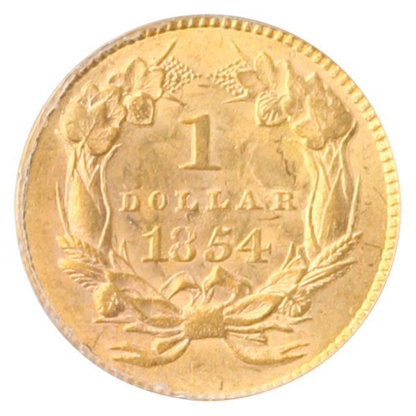 $1 Gold Type 2 Certified MS62