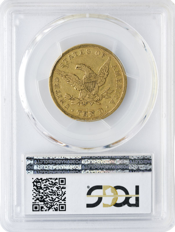 1839 $10 Liberty Type 1840 PCGS VF35 CAC 1839 $10 Liberty Type 1840 PCGS VF35 CAC
