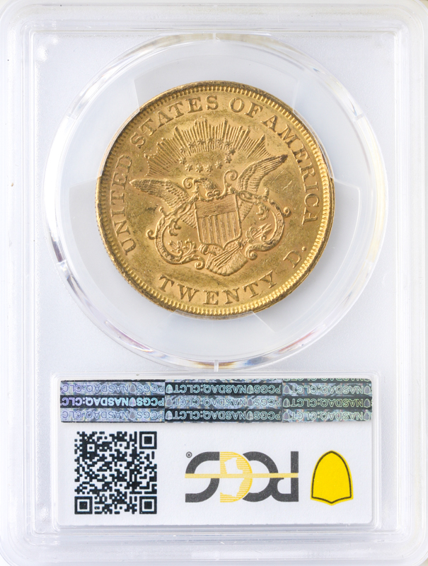 1851 $20 Liberty PCGS AU58