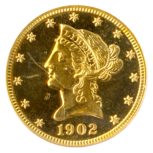 1902 $10 Liberty PCGS PR64 CAC