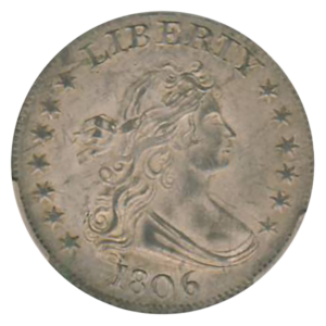 1806 Draped Bust Quarter CACG MS63