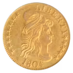 1804 $5 Draped Bust SM/L8 PCGS MS61 CAC