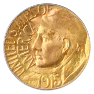 1915-S Panama Pacific $1 Gold Commemorative PCGS MS67 CAC