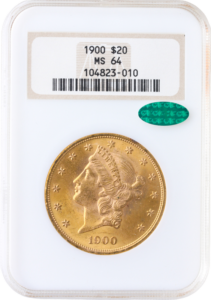 1900 $20 Liberty NGC MS64 CAC