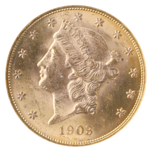 1903 $20 Liberty NGC MS64