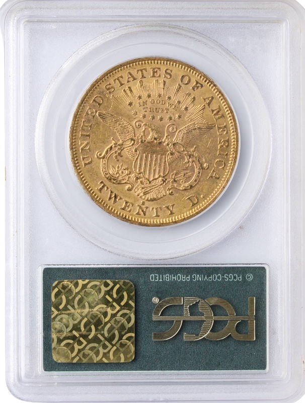 1872-S $20 Liberty PCGS AU53