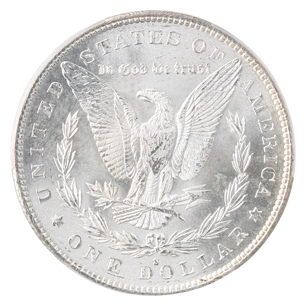 1879-S Morgan $1 CACG MS64