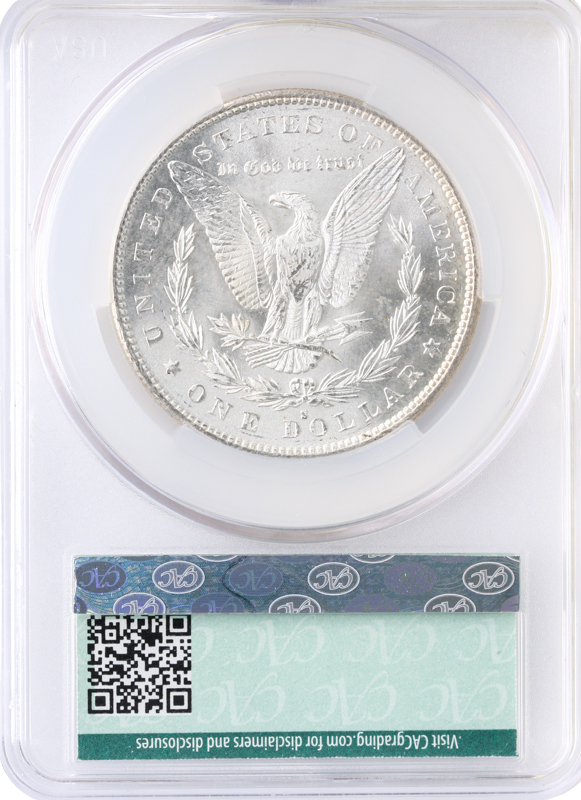 1879-S Morgan $1 CACG MS64