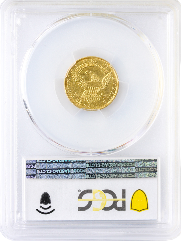 1830 $2.50 Capped Bust Small Diameter PCGS AU53 CAC 1830 $2.50 Capped Bust Small Diameter PCGS AU53 CAC