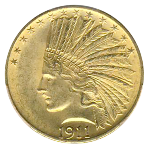 1911 $10 Indian PCGS MS64 CAC