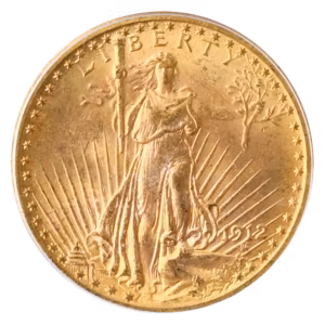 1912 $20 Saint Gaudens PCGS MS64 CAC