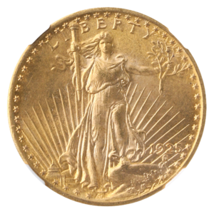 1925 $20 St Gaudens NGC