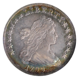 1799 Draped Bust $1 NGC AU55 CAC