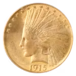 1915 $10 Indian PCGS MS63