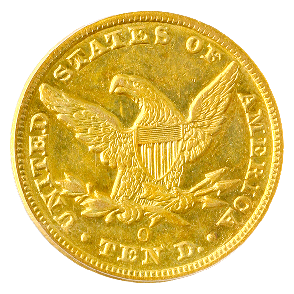 1849-O $10 Liberty PCGS AU53