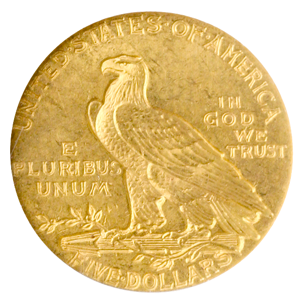 1908 $5 Indian NGC MS63