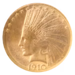 1910-D $10 Indian NGC MS63
