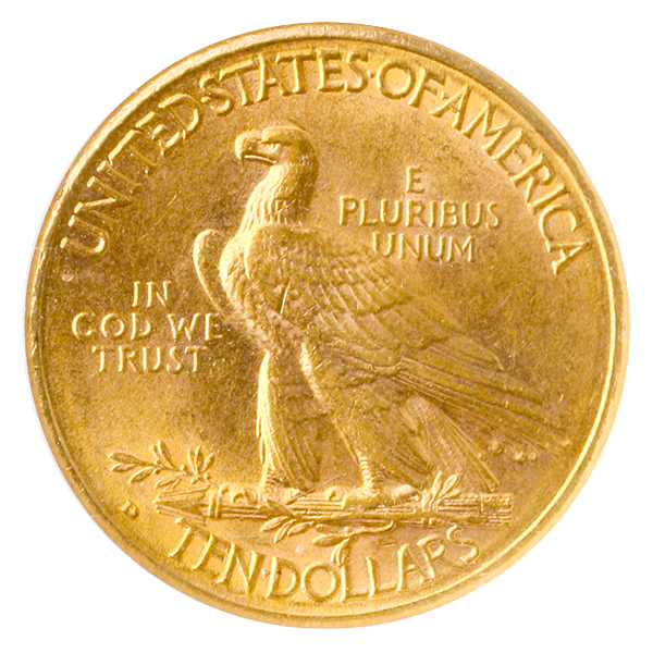1910-D $10 Indian NGC MS63