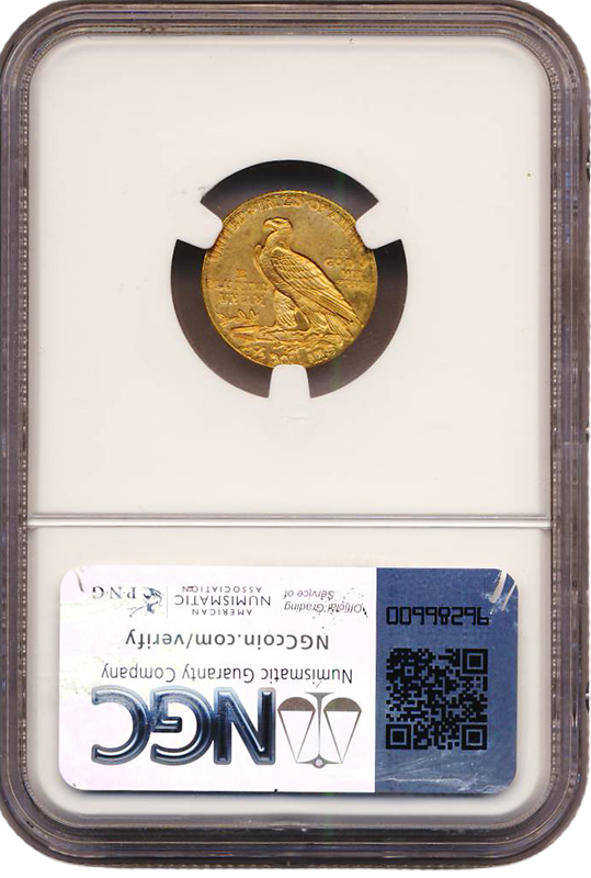 1911-D $2.50 Indian NGC MS64 CAC + 1911-D $2.50 Indian NGC MS64 CAC +
