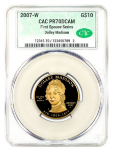 2007-W $10 Dolley Madison