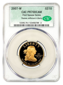 2007-W $10 Jefferson's Liberty