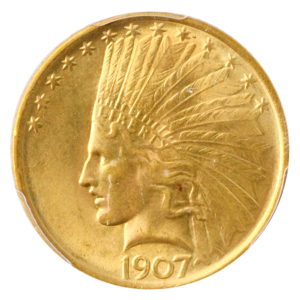 1907 $10 Indian PCGS MS65 CAC