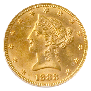1888 $10 Liberty PCGS MS62