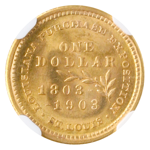 1903 McKinley $1 Gold Commemorative NGC MS65 CAC 1903 McKinley $1 Gold Commemorative NGC MS65 CAC