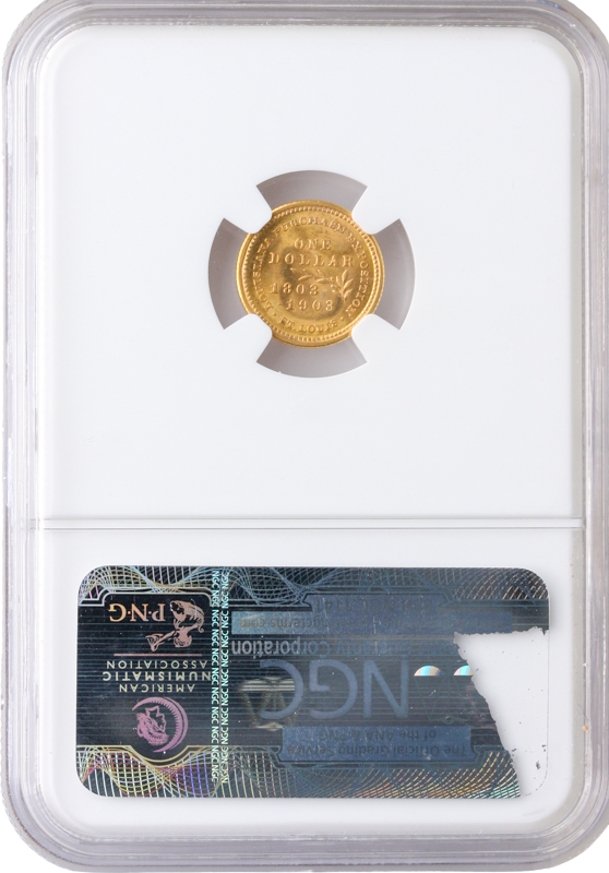 1903 McKinley $1 Gold Commemorative NGC MS65 CAC 1903 McKinley $1 Gold Commemorative NGC MS65 CAC