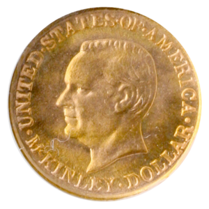 1917 McKinley $1 NGC MS66 CAC