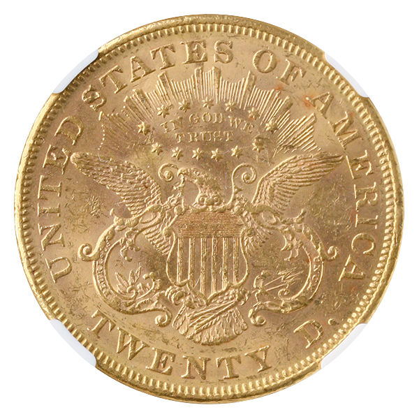 1873 $20 Liberty Open 3 NGC MS61 CAC 1873 $20 Liberty Open 3 NGC MS61 CAC