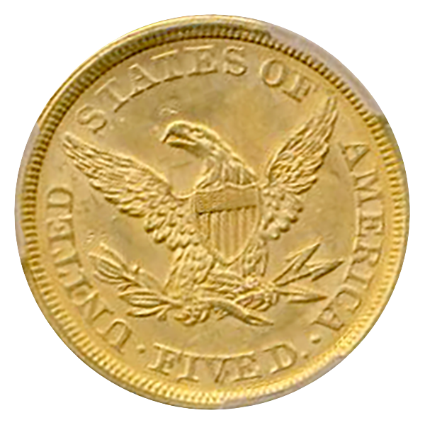 1851 $5 LIberty PCGS MS62 CAC 1851 $5 LIberty PCGS MS62 CAC