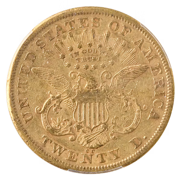 1874-CC $20 Liberty PCGS XF45 CAC 1874-CC $20 Liberty PCGS XF45 CAC