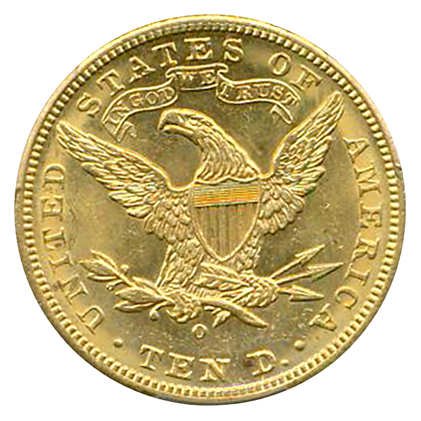 1892-O $10 LIberty PCGS MS62 CAC 1892-O $10 LIberty PCGS MS62 CAC