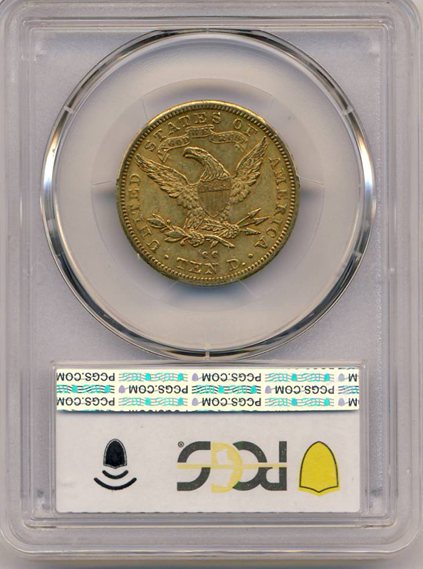 1893-C $10 Liberty PCGS AU53 CAC 1893-C $10 Liberty PCGS AU53 CAC