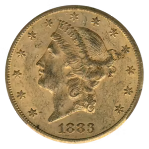 1883-CC $20 Liberty CACG MS60