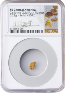 S.S. Central America Gold Nugget - .22 Grains
