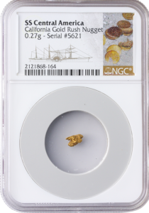 S.S. Central America Gold Nugget - .27 Grains