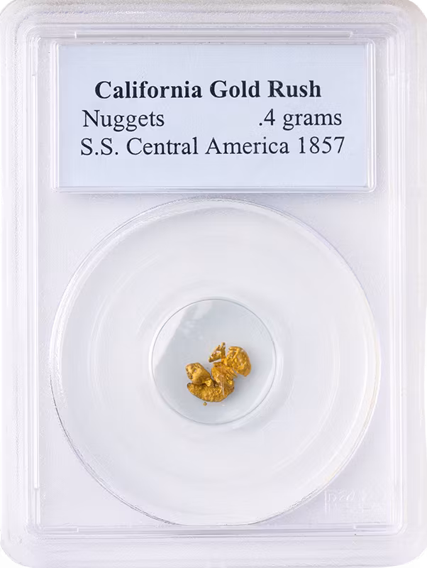 S.S. Central America Gold Nugget - .4 Grams