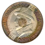 1937 Roanoke Silver Commemorative Half Dollar CACG MS68
