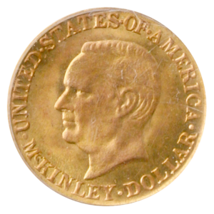 1916 McKinley $1 PCGS MS66 CAC