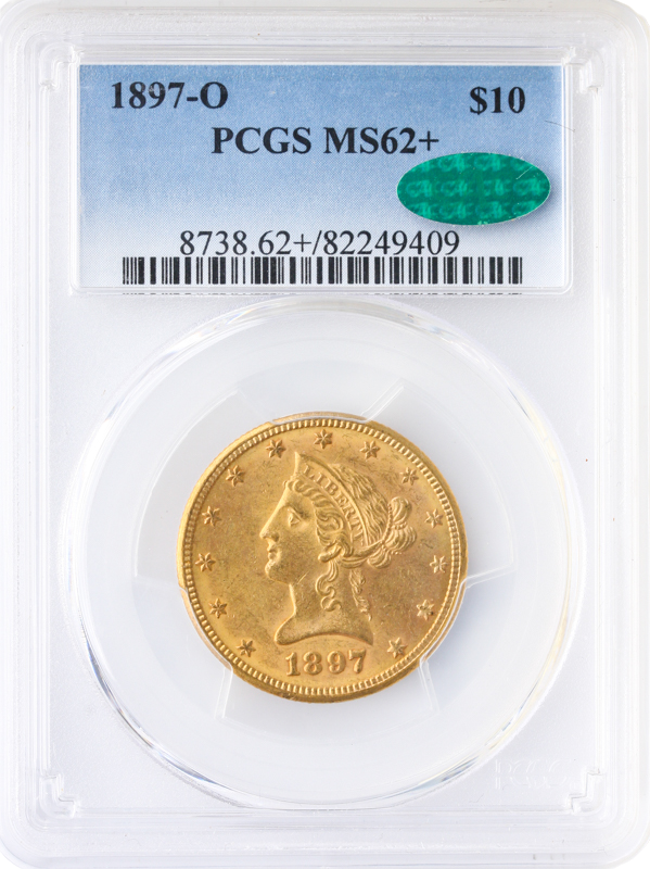 1897-O $10 LIberty PCGS MS62 1897-O $10 LIberty PCGS MS62